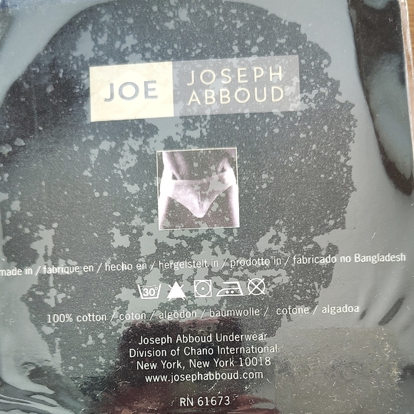 Joseph Abboud Men's Low Rise White Bikini Briefs Size XL 40-42 5 Pack - Picture 2 of 6